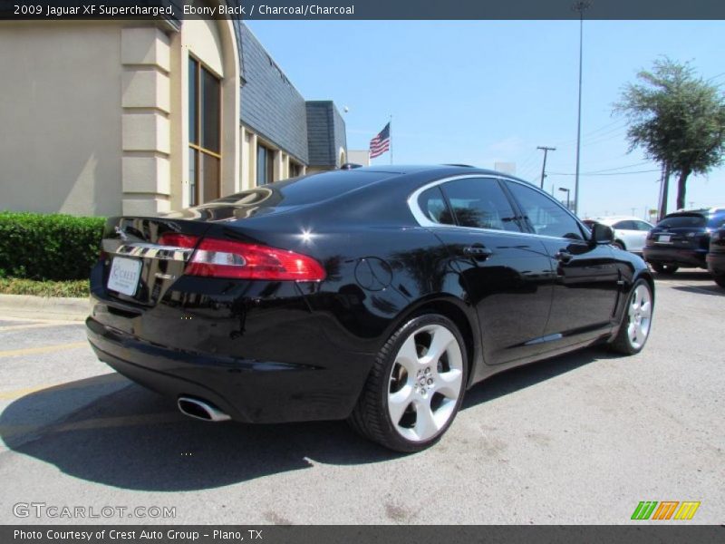 Ebony Black / Charcoal/Charcoal 2009 Jaguar XF Supercharged