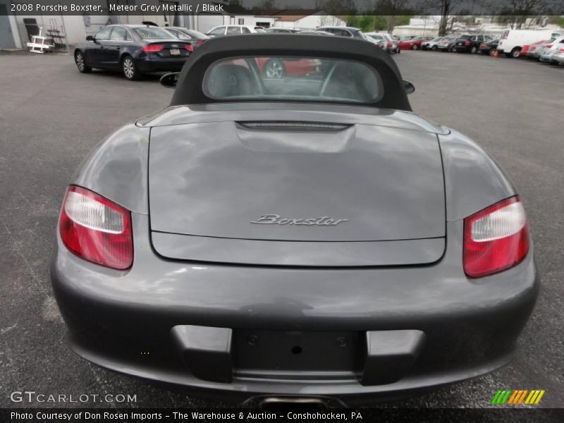 Meteor Grey Metallic / Black 2008 Porsche Boxster