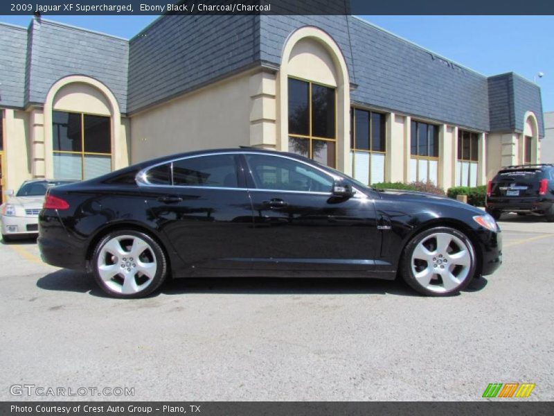Ebony Black / Charcoal/Charcoal 2009 Jaguar XF Supercharged