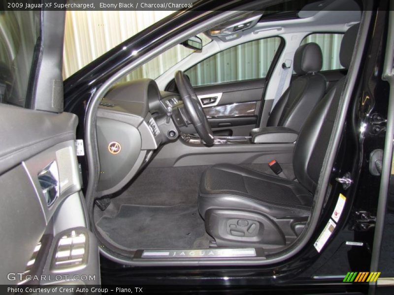 Ebony Black / Charcoal/Charcoal 2009 Jaguar XF Supercharged