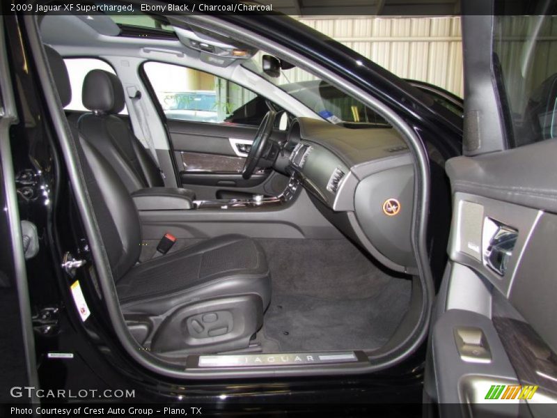 Ebony Black / Charcoal/Charcoal 2009 Jaguar XF Supercharged