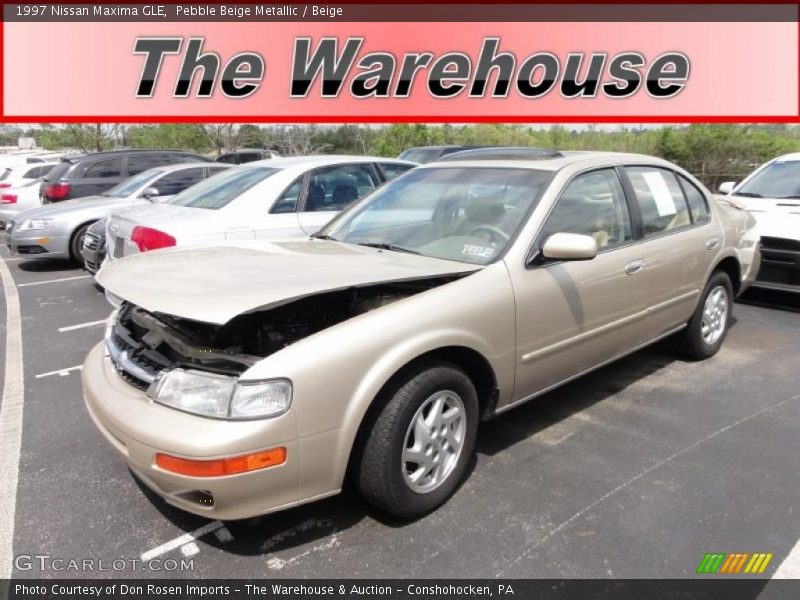 Pebble Beige Metallic / Beige 1997 Nissan Maxima GLE