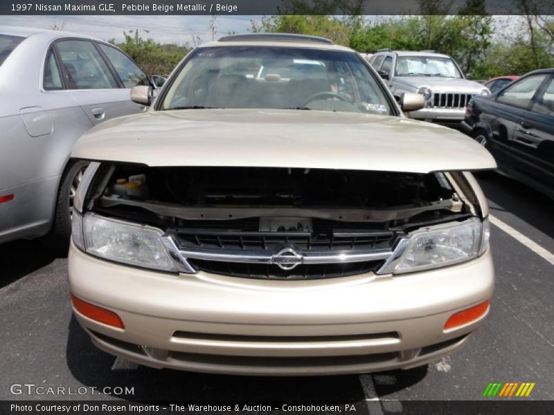 Pebble Beige Metallic / Beige 1997 Nissan Maxima GLE