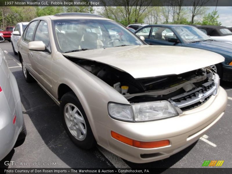 Pebble Beige Metallic / Beige 1997 Nissan Maxima GLE