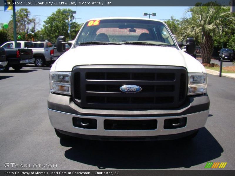 Oxford White / Tan 2006 Ford F350 Super Duty XL Crew Cab