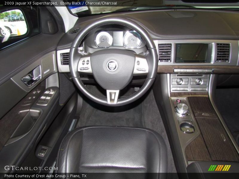 Ebony Black / Charcoal/Charcoal 2009 Jaguar XF Supercharged