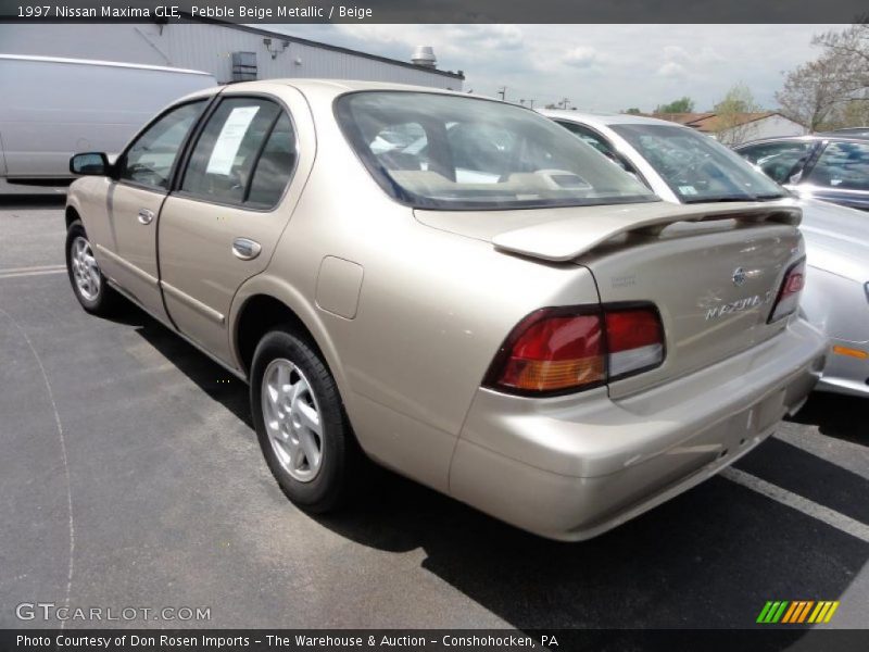 Pebble Beige Metallic / Beige 1997 Nissan Maxima GLE