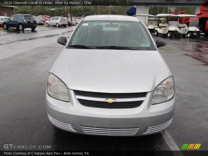 Silver Ice Metallic / Gray 2010 Chevrolet Cobalt LS Sedan