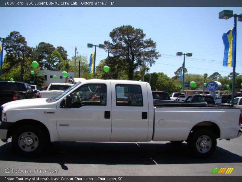 Oxford White / Tan 2006 Ford F350 Super Duty XL Crew Cab