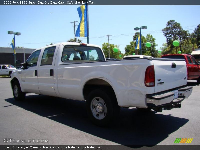 Oxford White / Tan 2006 Ford F350 Super Duty XL Crew Cab