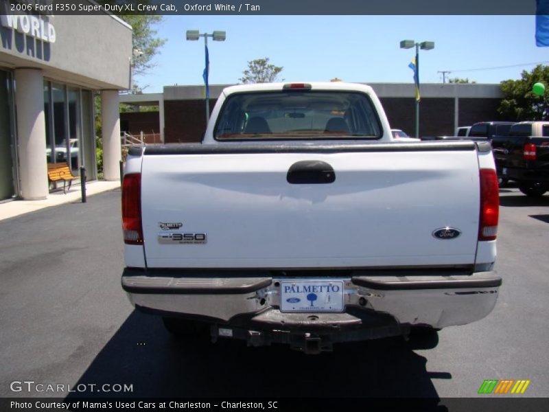 Oxford White / Tan 2006 Ford F350 Super Duty XL Crew Cab