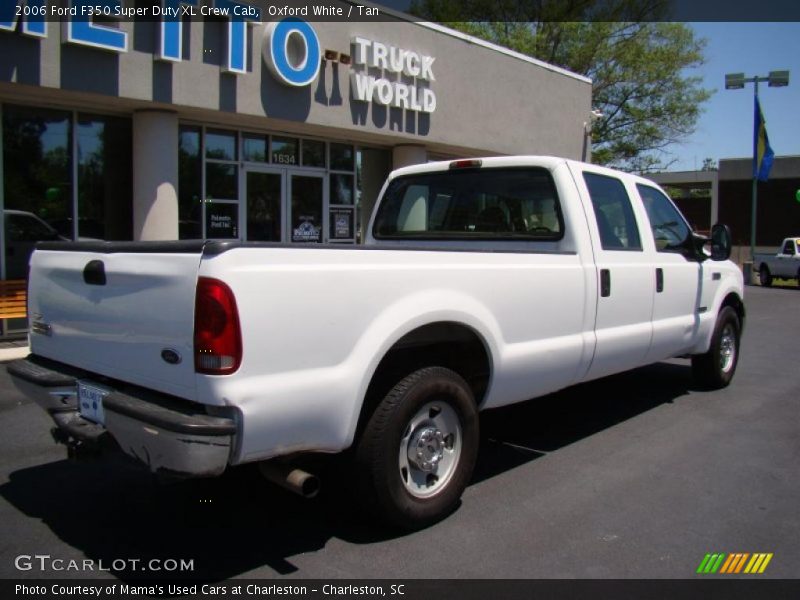 Oxford White / Tan 2006 Ford F350 Super Duty XL Crew Cab
