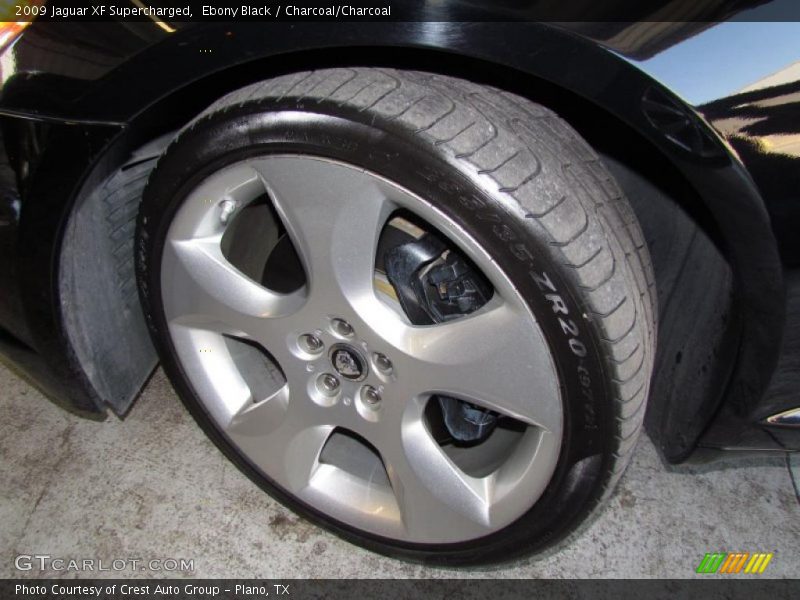 Ebony Black / Charcoal/Charcoal 2009 Jaguar XF Supercharged