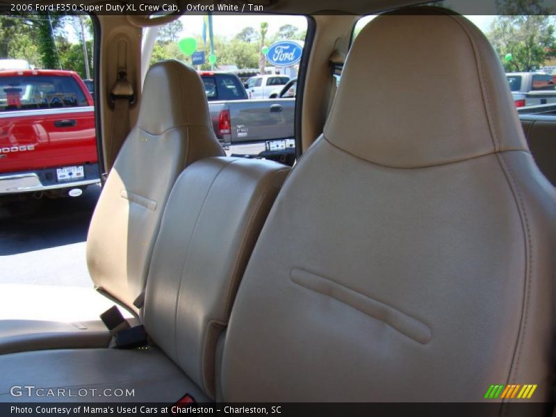 Oxford White / Tan 2006 Ford F350 Super Duty XL Crew Cab