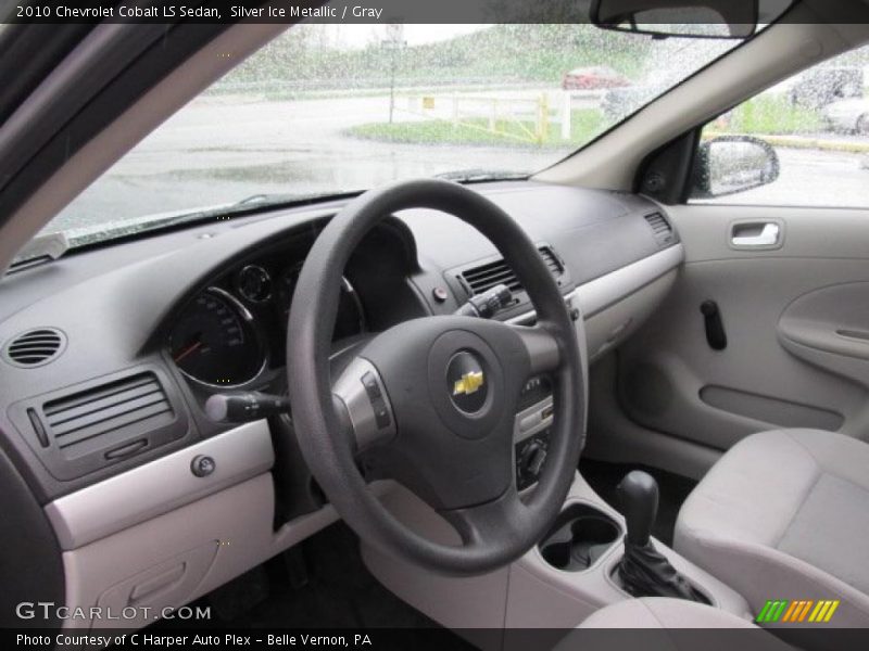 Silver Ice Metallic / Gray 2010 Chevrolet Cobalt LS Sedan