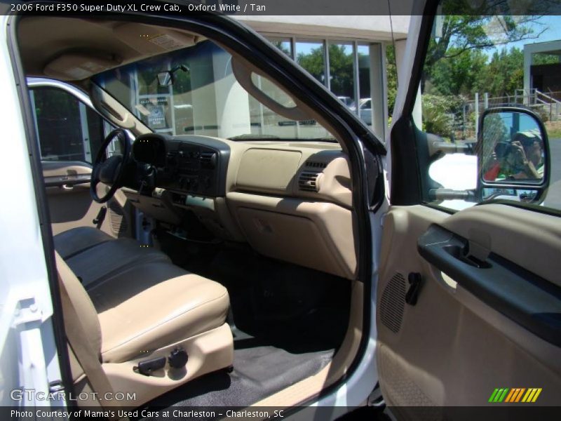 Oxford White / Tan 2006 Ford F350 Super Duty XL Crew Cab