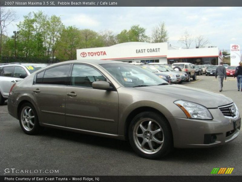 Pebble Beach Metallic / Cafe Latte 2007 Nissan Maxima 3.5 SE