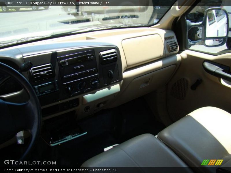 Oxford White / Tan 2006 Ford F350 Super Duty XL Crew Cab