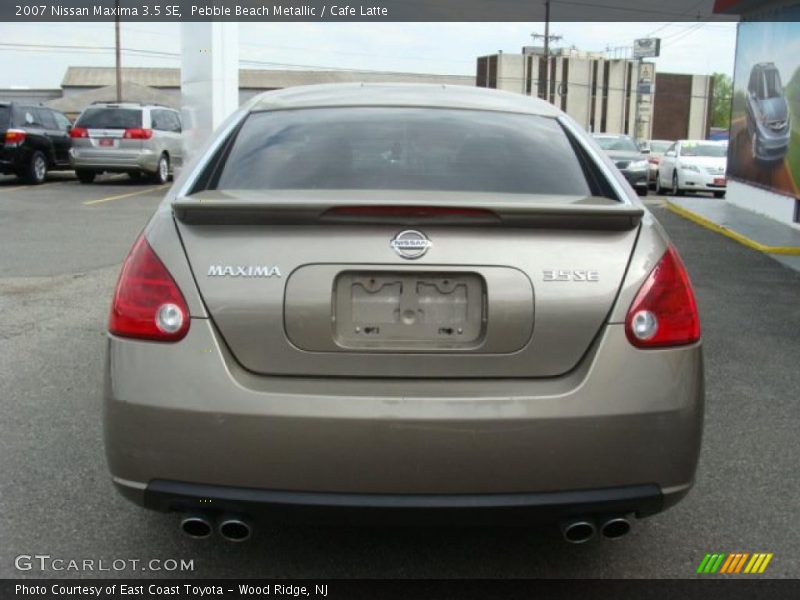 Pebble Beach Metallic / Cafe Latte 2007 Nissan Maxima 3.5 SE