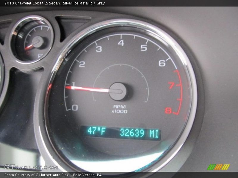 Silver Ice Metallic / Gray 2010 Chevrolet Cobalt LS Sedan
