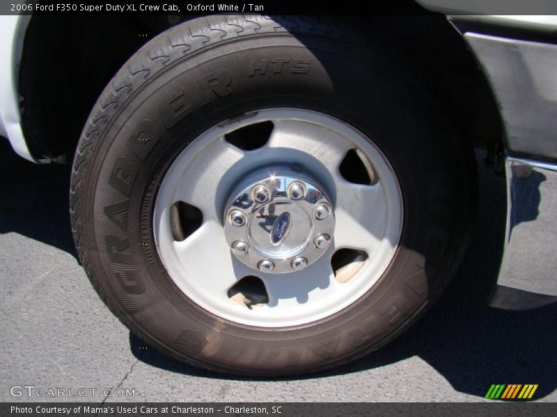 Oxford White / Tan 2006 Ford F350 Super Duty XL Crew Cab