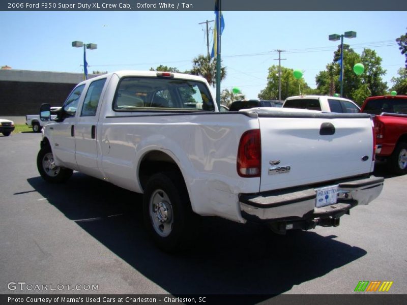 Oxford White / Tan 2006 Ford F350 Super Duty XL Crew Cab