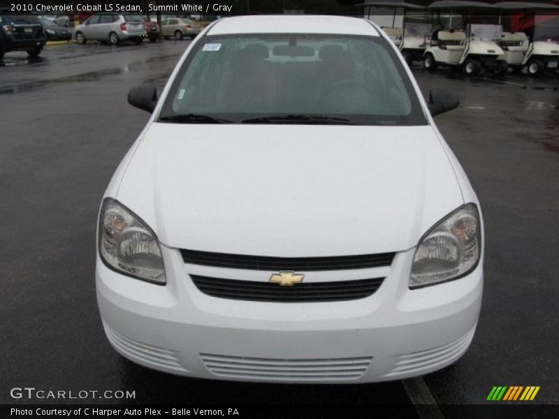 Summit White / Gray 2010 Chevrolet Cobalt LS Sedan