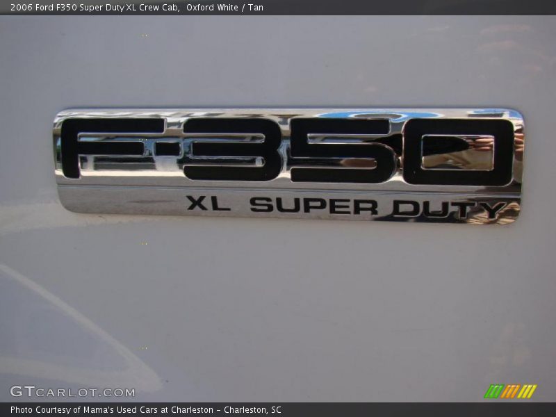 Oxford White / Tan 2006 Ford F350 Super Duty XL Crew Cab