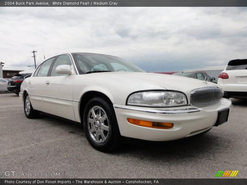 White Diamond Pearl / Medium Gray 2004 Buick Park Avenue