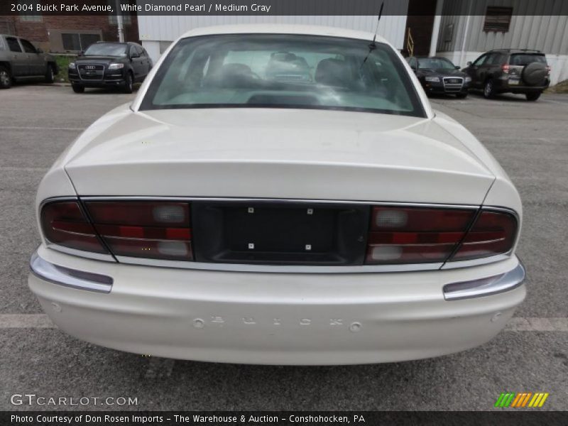 White Diamond Pearl / Medium Gray 2004 Buick Park Avenue