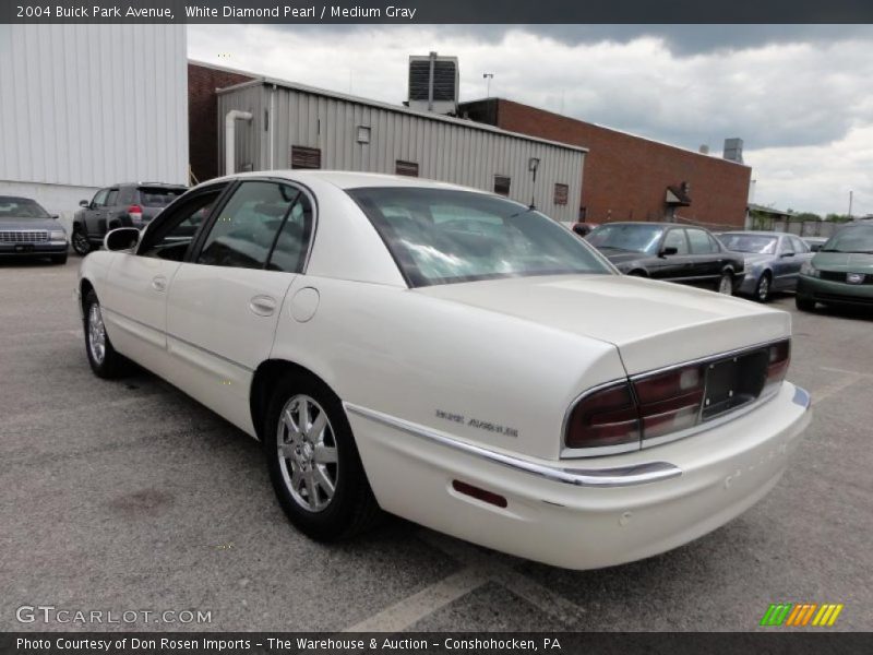 White Diamond Pearl / Medium Gray 2004 Buick Park Avenue