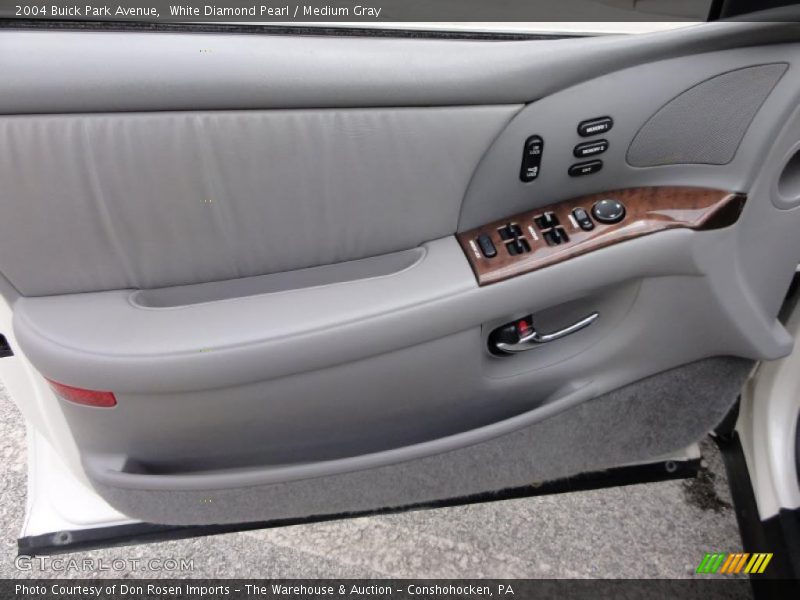 White Diamond Pearl / Medium Gray 2004 Buick Park Avenue