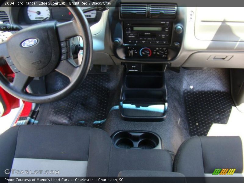 Bright Red / Black/Gray 2004 Ford Ranger Edge SuperCab