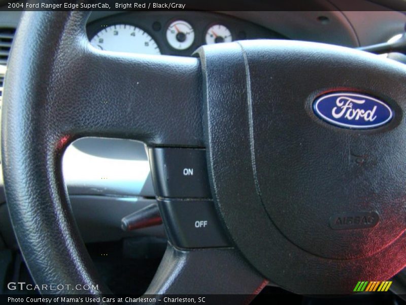 Bright Red / Black/Gray 2004 Ford Ranger Edge SuperCab