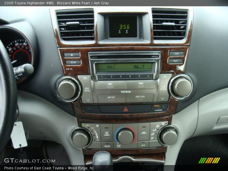 Blizzard White Pearl / Ash Gray 2008 Toyota Highlander 4WD