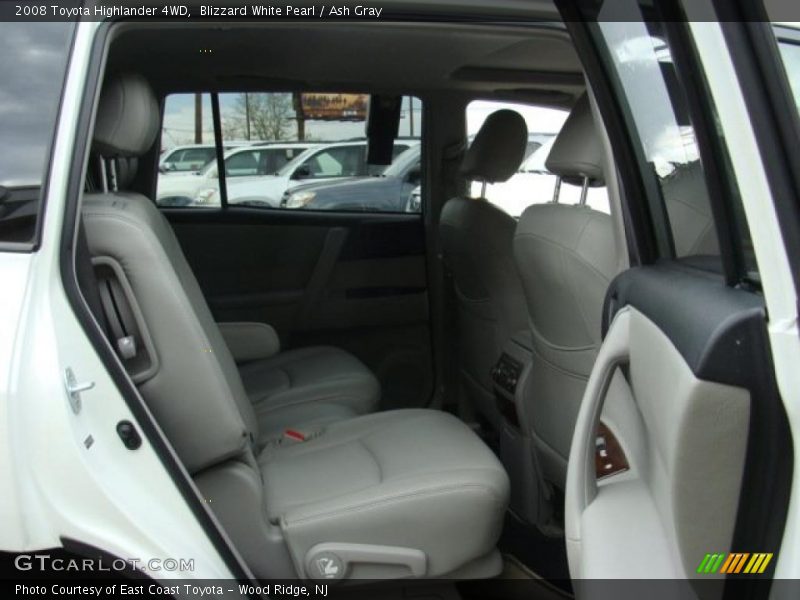 Blizzard White Pearl / Ash Gray 2008 Toyota Highlander 4WD