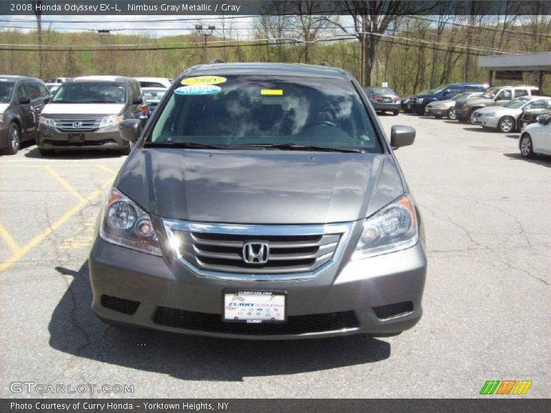 Nimbus Gray Metallic / Gray 2008 Honda Odyssey EX-L