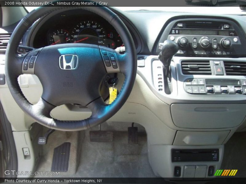 Nimbus Gray Metallic / Gray 2008 Honda Odyssey EX-L