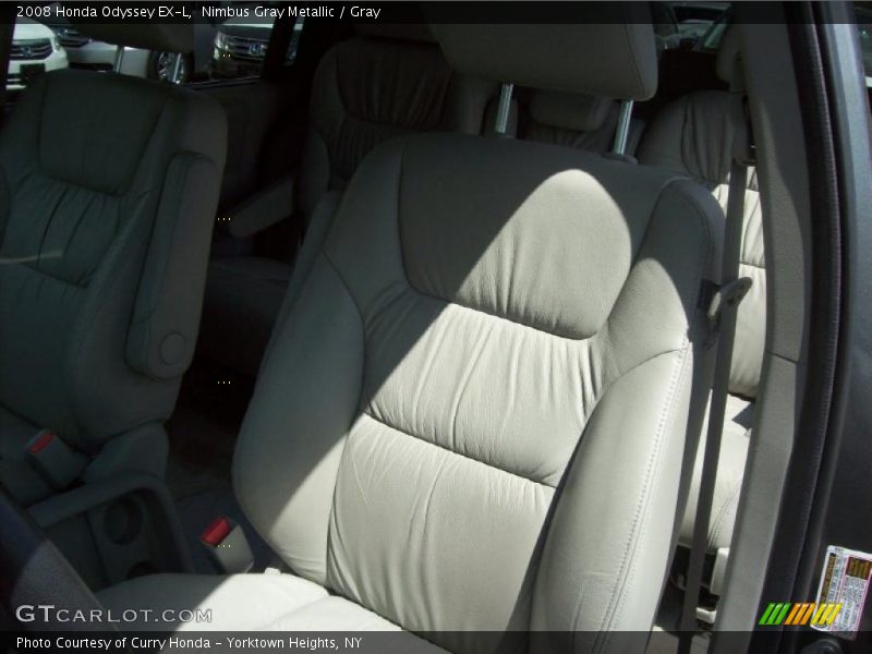 Nimbus Gray Metallic / Gray 2008 Honda Odyssey EX-L