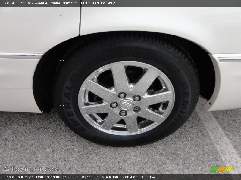 White Diamond Pearl / Medium Gray 2004 Buick Park Avenue