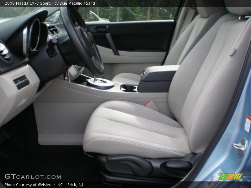 Icy Blue Metallic / Sand 2008 Mazda CX-7 Sport