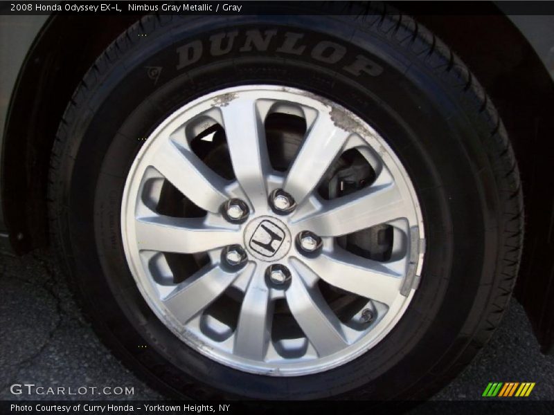 Nimbus Gray Metallic / Gray 2008 Honda Odyssey EX-L