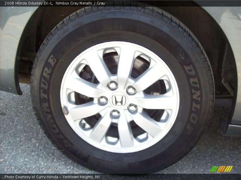 Nimbus Gray Metallic / Gray 2008 Honda Odyssey EX-L