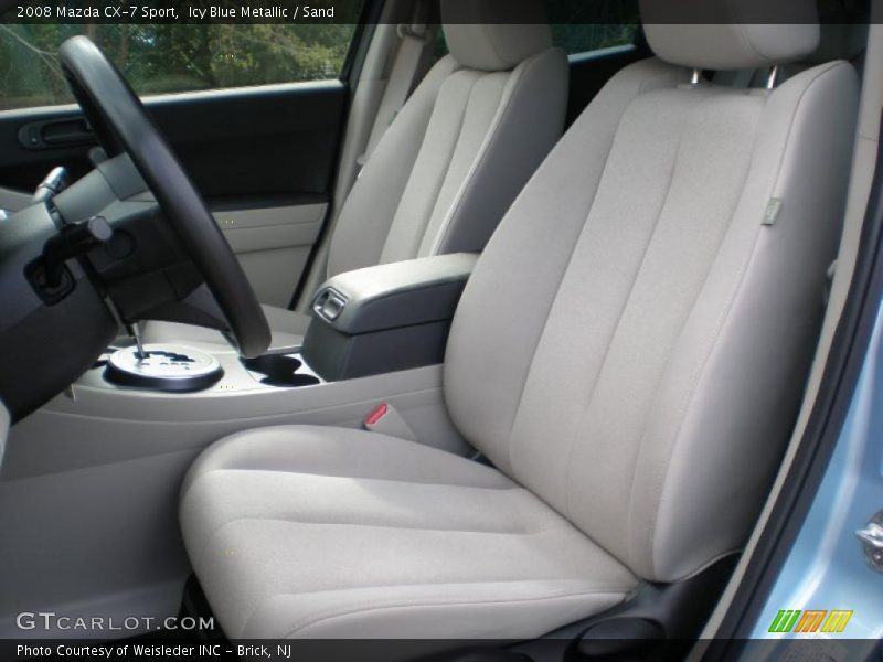Icy Blue Metallic / Sand 2008 Mazda CX-7 Sport
