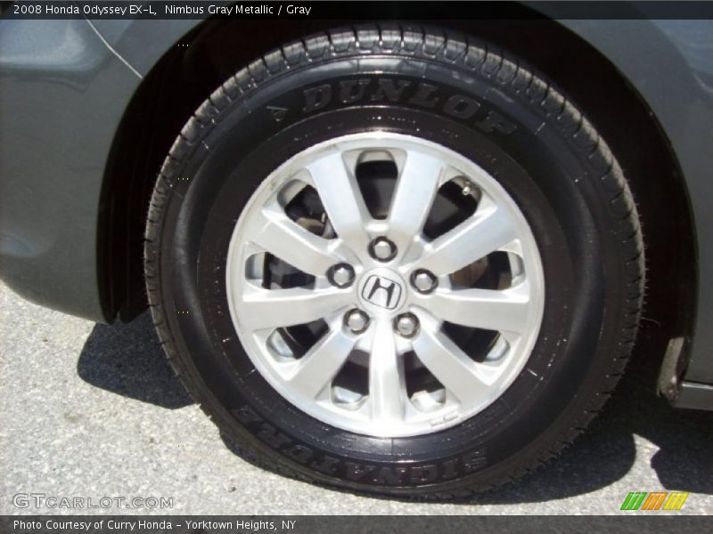 Nimbus Gray Metallic / Gray 2008 Honda Odyssey EX-L