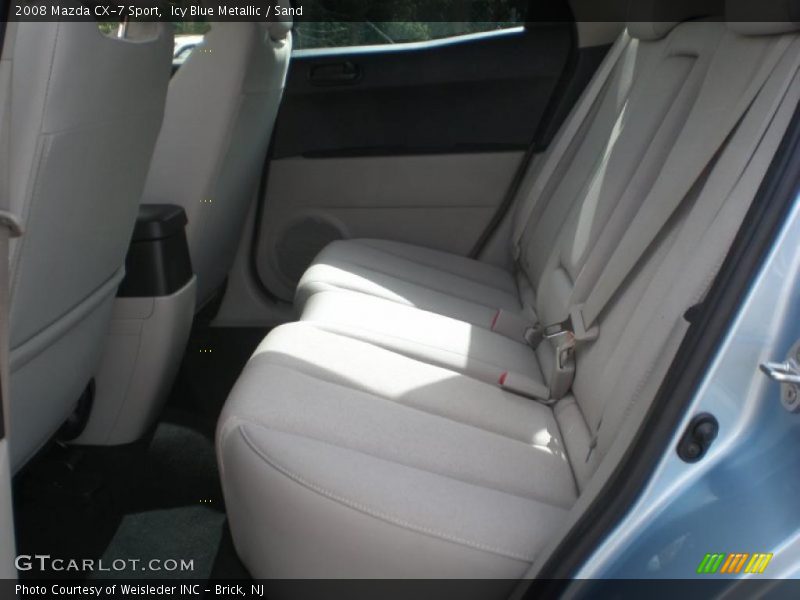 Icy Blue Metallic / Sand 2008 Mazda CX-7 Sport