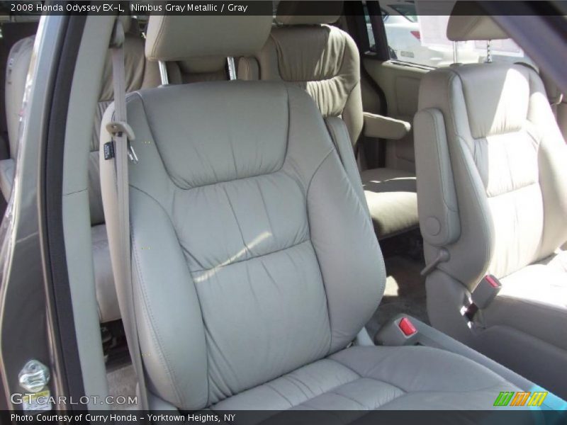 Nimbus Gray Metallic / Gray 2008 Honda Odyssey EX-L