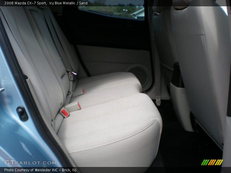 Icy Blue Metallic / Sand 2008 Mazda CX-7 Sport