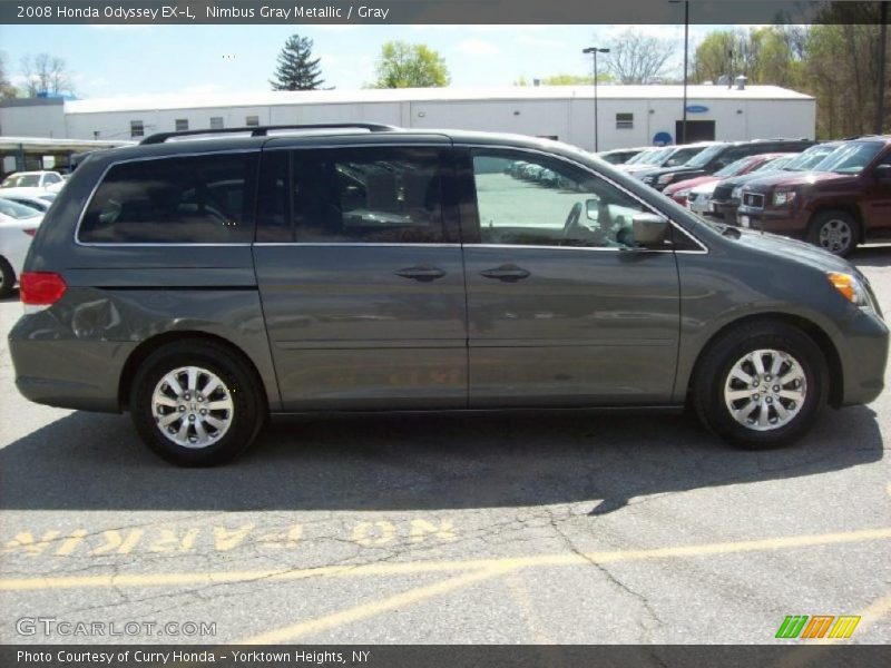 Nimbus Gray Metallic / Gray 2008 Honda Odyssey EX-L