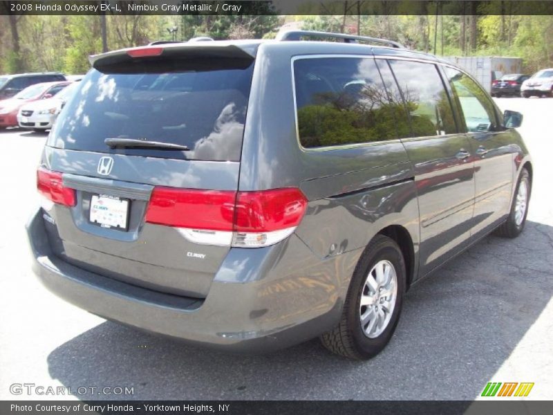 Nimbus Gray Metallic / Gray 2008 Honda Odyssey EX-L
